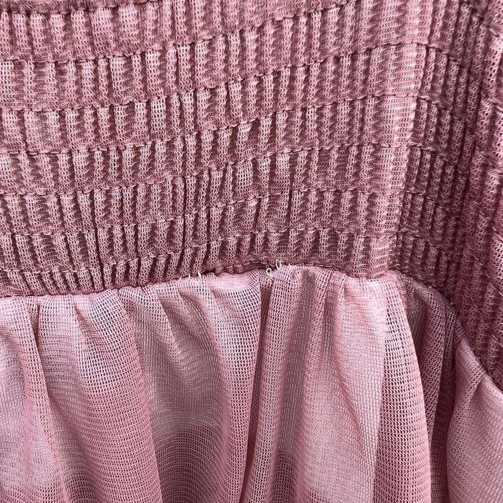 J Gee Crochet ruffle Dress size large - Picture 5 of 9